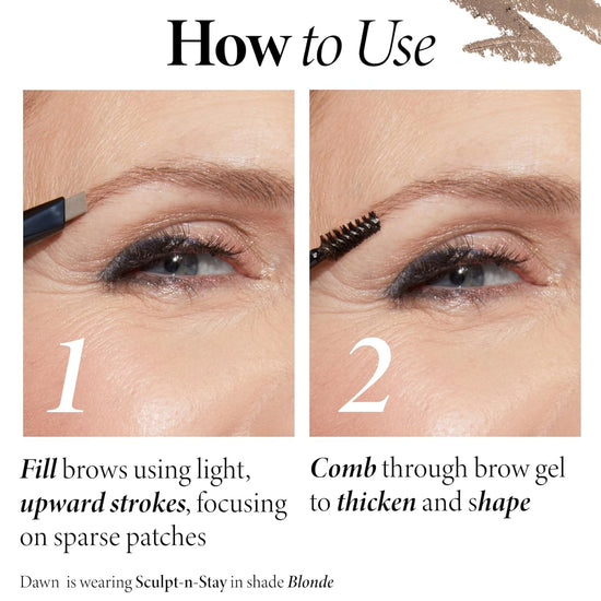Laura Geller eyebrow color — Waterproof brow pencil and gel combo