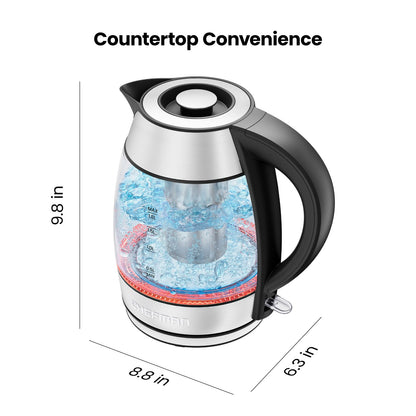 Chefman electric kettle — fast boiling technology