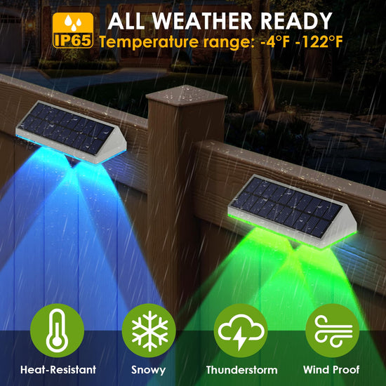 Light fixture — Solar fence lights by LIANGLOME