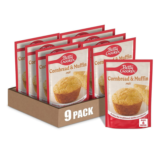 Betty Crocker cornbread baking mix - pack of 9 6.5 oz.