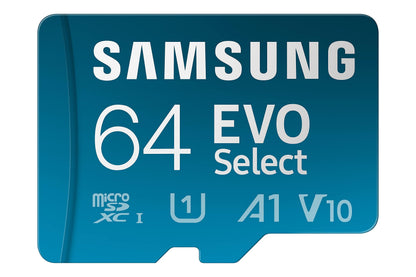 Flash memory — Samsung EVO Select microSDXC card with adapter