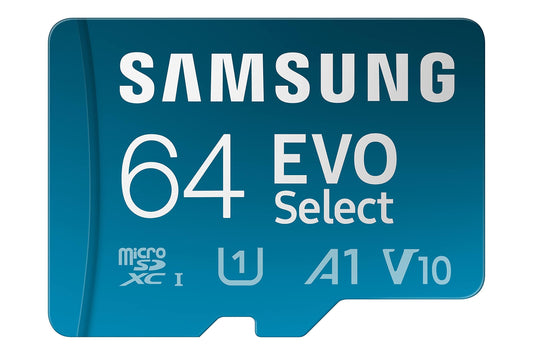Flash memory — Samsung EVO Select microSDXC card with adapter