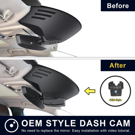 Onboard camera — 4K front and 1080P rear for Volvo XC40 2019-2022