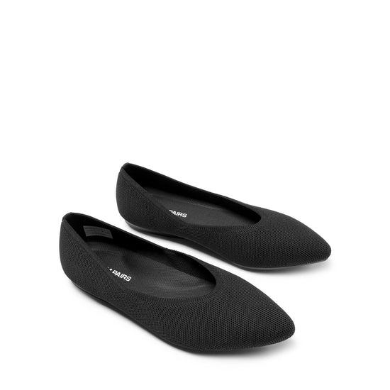 DREAM PAIRS pointed toe flats — Comfortable dressy knit ballet flats with arch support