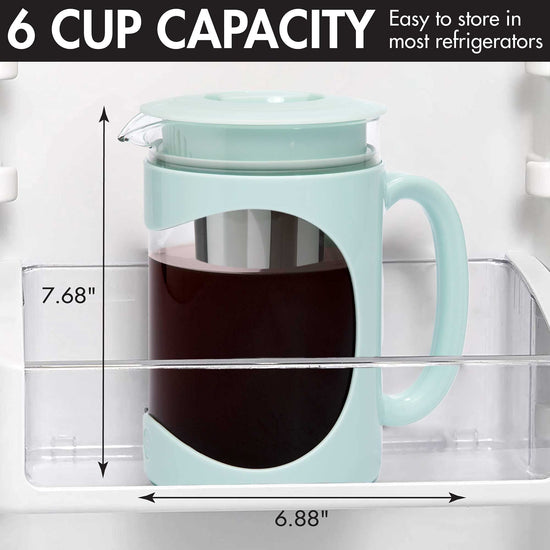 Primula Burke cold brew coffee maker — durable glass carafe with comfort grip handle