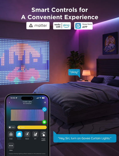 Govee string lights — smart curtain lightsGovee string lights — smart curtain lights