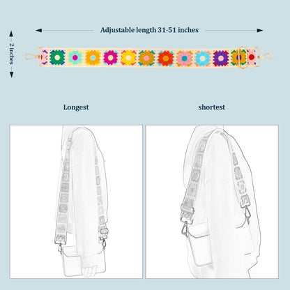 Body strap — Adjustable replacement for chushui knit purse