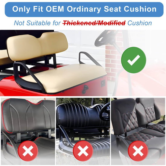 Vehicle seat cover — Durable washable polyester mesh for golf carts