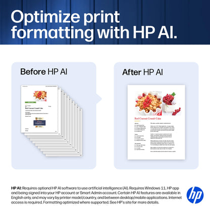 HP Smart-Tank wireless printer — includes up to 2 years of ink