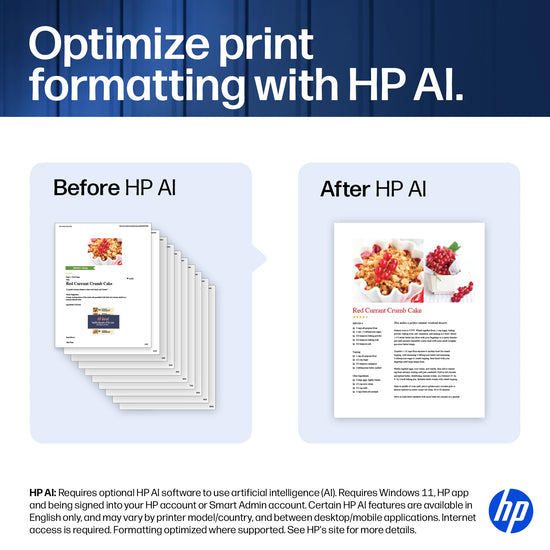 HP Smart-Tank wireless printer — includes up to 2 years of ink