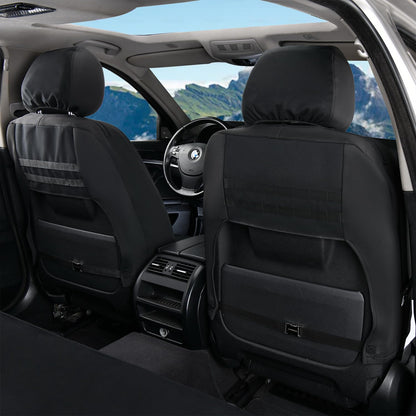 Coverado car seat covers - canvas seat covers for front seats in most vehicles