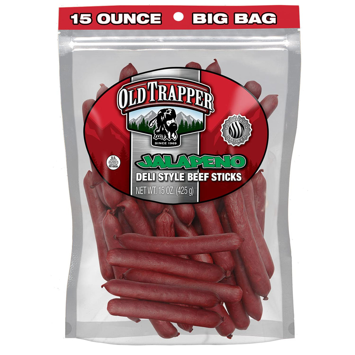 Jerky — Original deli style beef sticks with 6g of protein