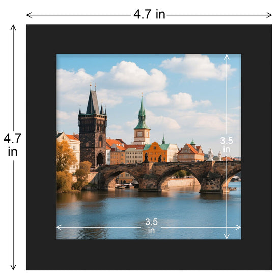 decorUhome picture frame with colorful engineered wood design
