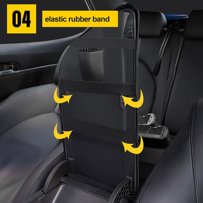 AOMSAZTO armrest covers - Black with blue leather for Toyota CHR 2018-2024