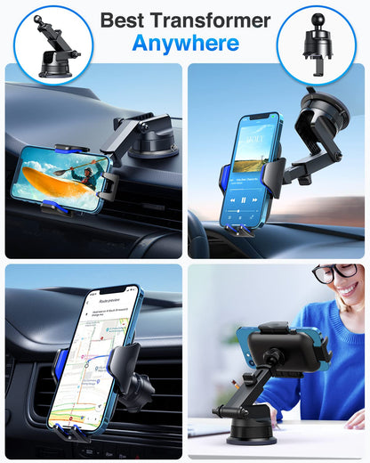 VANMASS portable electronic device mount — true military-grade suction and clip
