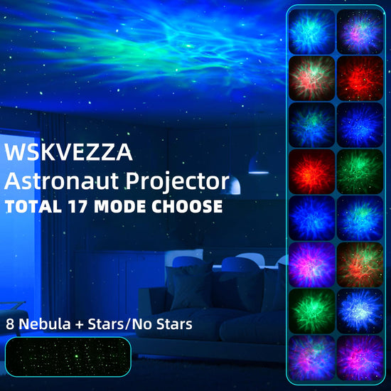 Lamp — Astronaut galaxy projector with remote and 8 lighting modes for kids and adults