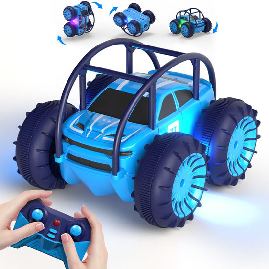 MaxTronic non-riding toy vehicle — Amphibious remote control car with 360° flips rotation and 4WD