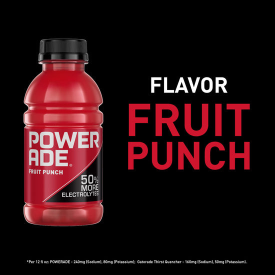 Drink flavored — Powerade sports drinkDrink flavored — Powerade electrolyte beverage