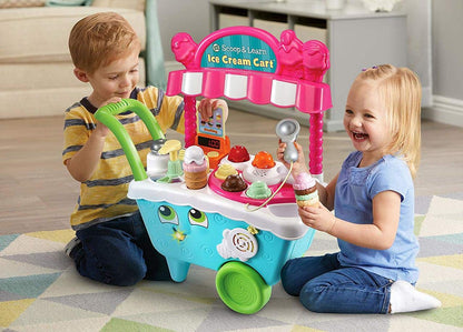 LeapFrog pretend play toy — Scoop and learn ice cream cart