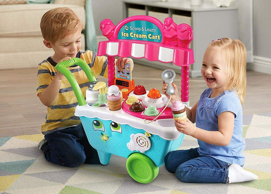 LeapFrog pretend play toy — Scoop and learn ice cream cart