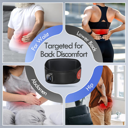 Comfytemp electric heating pad — Cordless and portable with heat and vibration