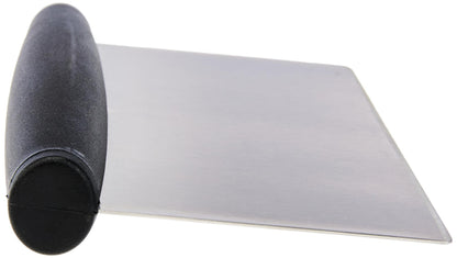 Amazon Basics kitchen knife — stainless steel multi-purpose bench scraper with grip