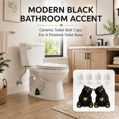 Toilet bolt caps — ceramic birds and universal covers included 2 packs and 4 packs