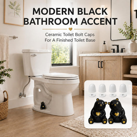 Toilet bolt caps — ceramic birds and universal covers included 2 packs and 4 packs
