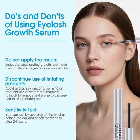 Eyelash Serum and Eyebrow Growth Serum, Lash Serum for Eyelash Growth