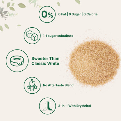 Golden Monk Fruit Sweetener — No after taste and keto friendly natural sweetener for drinks and baking