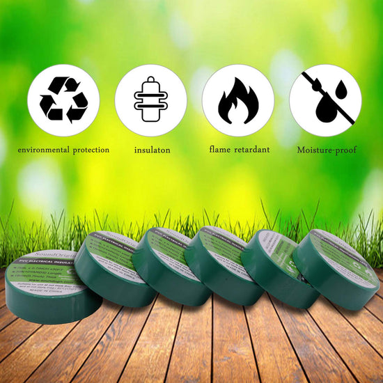 SoundOriginal electrical tape colors 3/4 inch x 30 feet, 6 pack