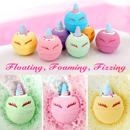 Clear and Fresh Bath Bombs for Kids with Surprise Inside for Kids