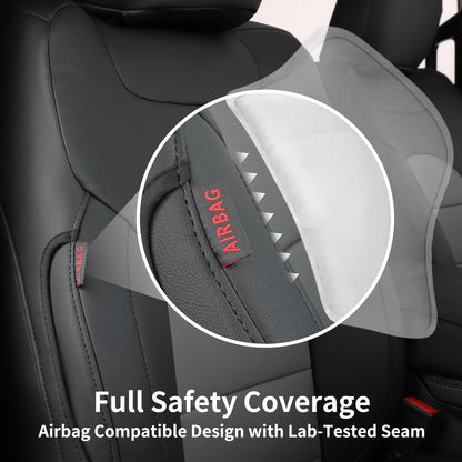 coverdream RAM seat covers - waterproof leather protection for 2019-2026 Ram 1500 CrewCab