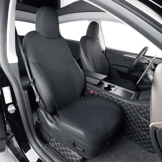 Vehicle seat cover — Custom fit leather for Tesla Model Y 2020-2025 5 seats