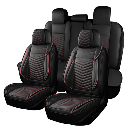 Vehicle seat cover — Nappa leather, waterproof, full set for 5 seats.