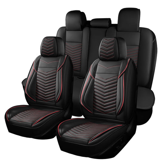 Vehicle seat cover — Nappa leather, waterproof, full set for 5 seats.
