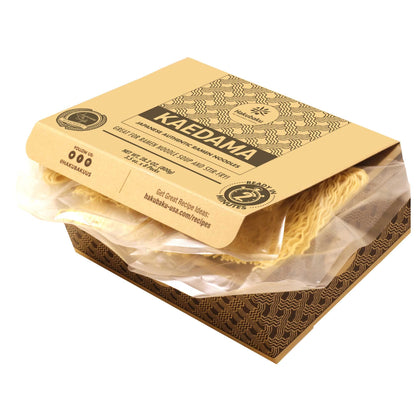 Hakubaku ramen noodles - authentic plain bulk pack (8 pack) from Japan.