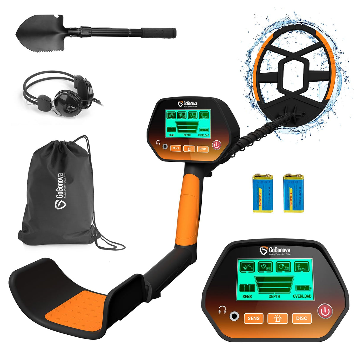 GoGonova metal detector — suitable for adults and kids