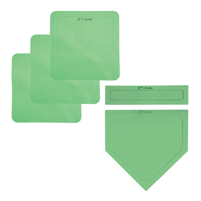 Franklin Sports MLB throw down baseball bases with home plate and pitcher's rubber