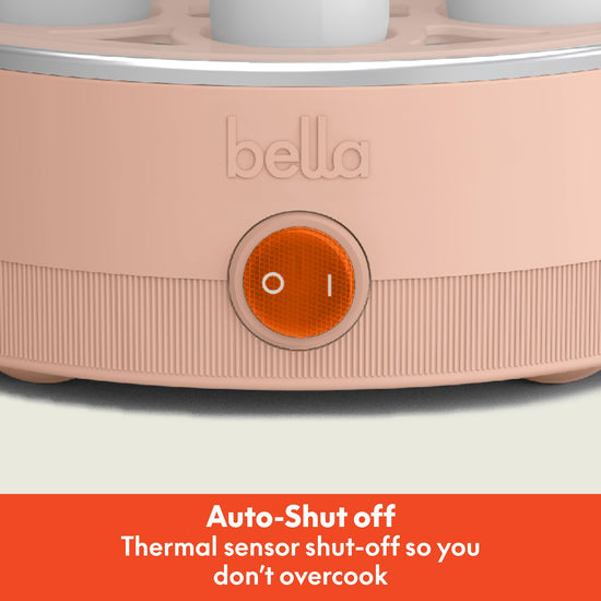 Countertop food steamer — Bella egg cooker with versatile cooking options