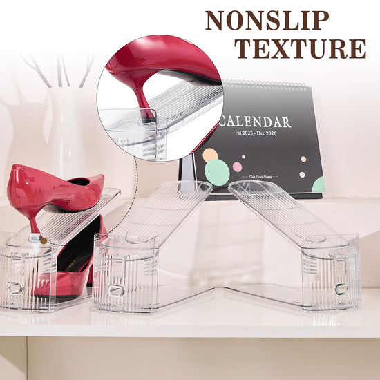 ITEM_STAND — Tooknin shoe slots organizer for closet space saving storage solution.