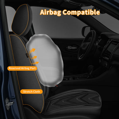 AOMSAZTO vehicle seat cover - custom fit waterproof leather for Jeep Cherokee 2014-2026.