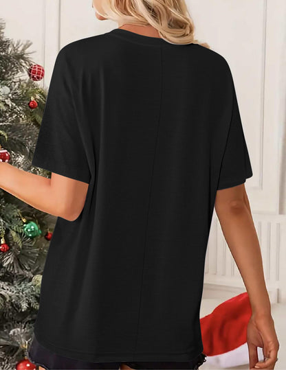 Shirt — Short sleeve crew neck casual tops 2 pack by Zeagoo
