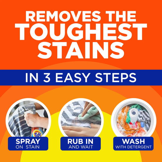 Tide laundry stain remover spray with Oxi — stain remover for tough stains