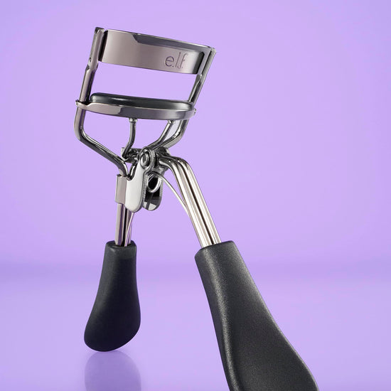 e.l.f. eyelash curler — stainless steel with ergonomic design and replacement pad