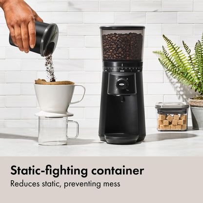 OXO Brew electric food mill grinder — conical burr design
