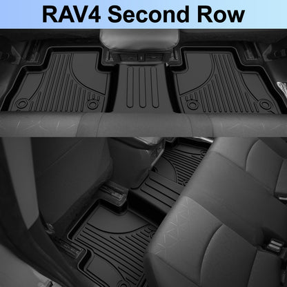 AOMSAZTO vehicle mat — Custom fit TPE floor liner for Toyota RAV4 2019-2025