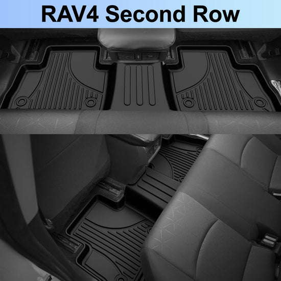 AOMSAZTO vehicle mat — Custom fit TPE floor liner for Toyota RAV4 2019-2025
