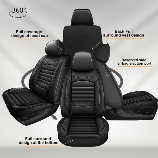 VEHICLE_SEAT_COVER — AOMSAZTO leather seat covers for 2024-2026 Toyota Tacoma truck
