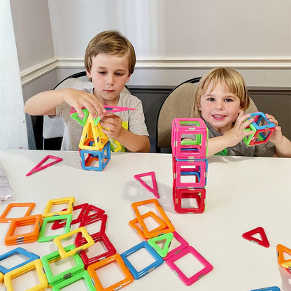 Coodoo magnetic blocks - upgraded starter set for 3+ years old kids and toddlers